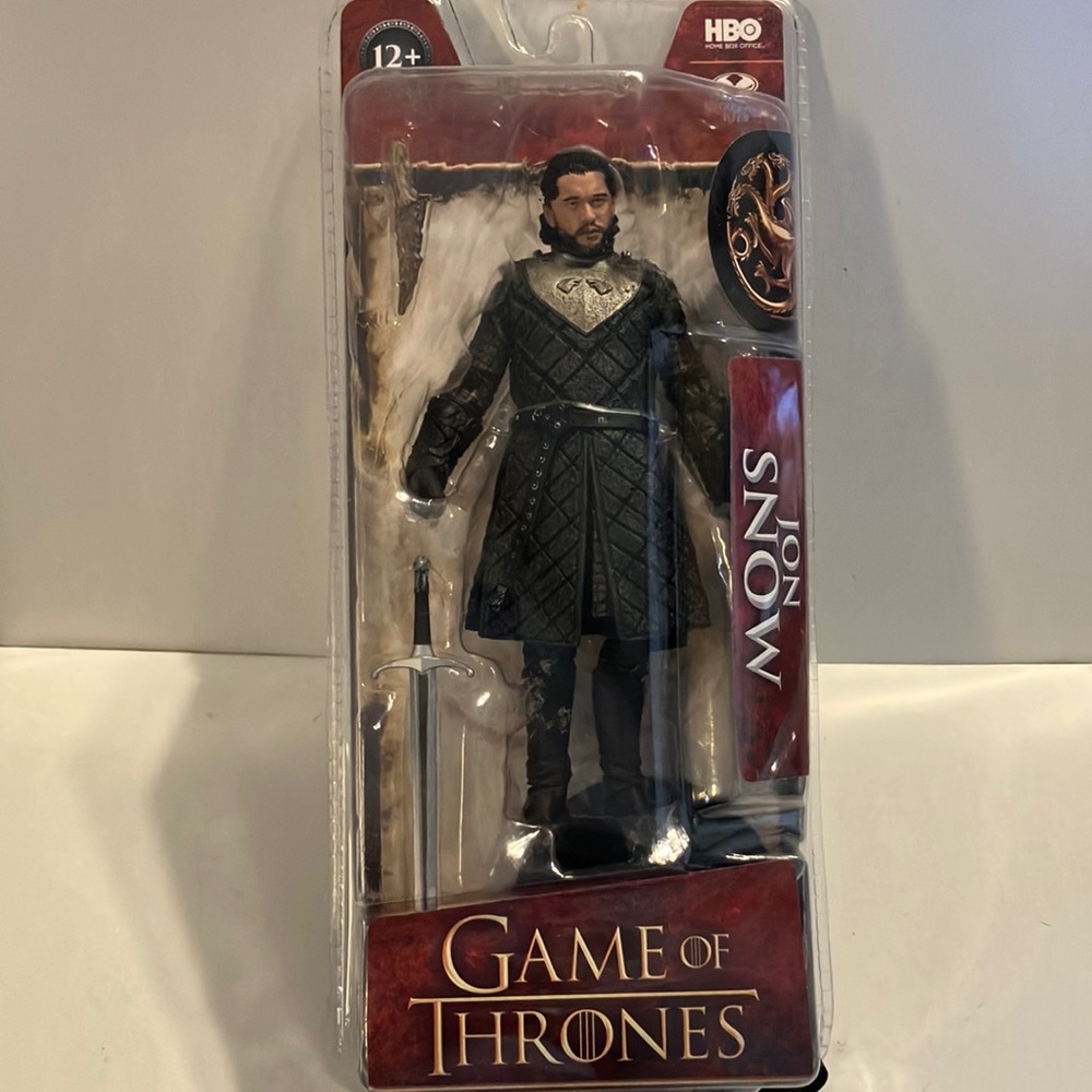 Game of Thrones Jon Snow Action Figure - Black‎ and Red